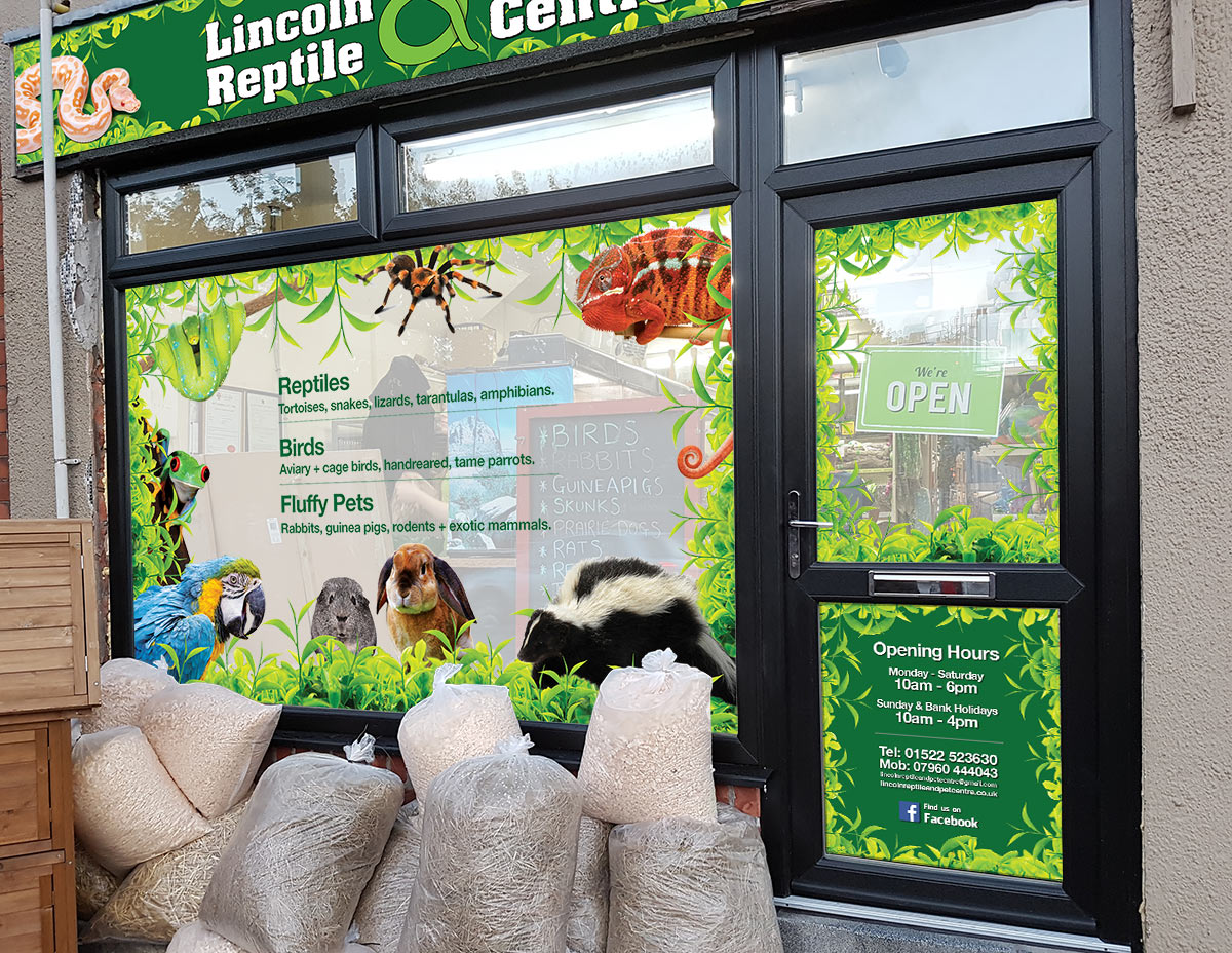 Lincoln Reptile and Pet Shopfront