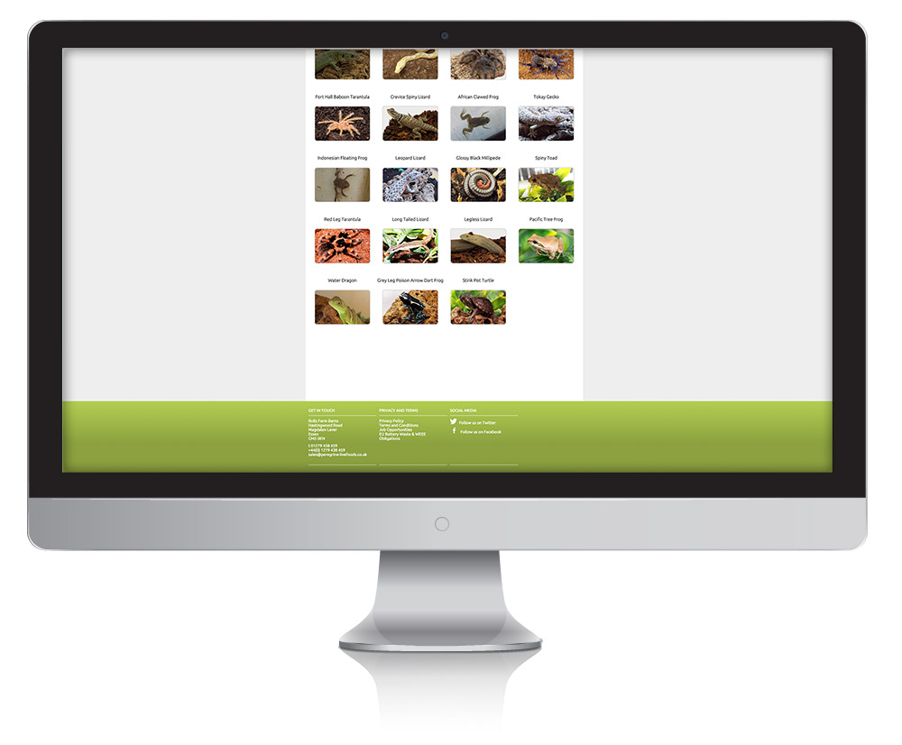 Livestock Features Landing Page