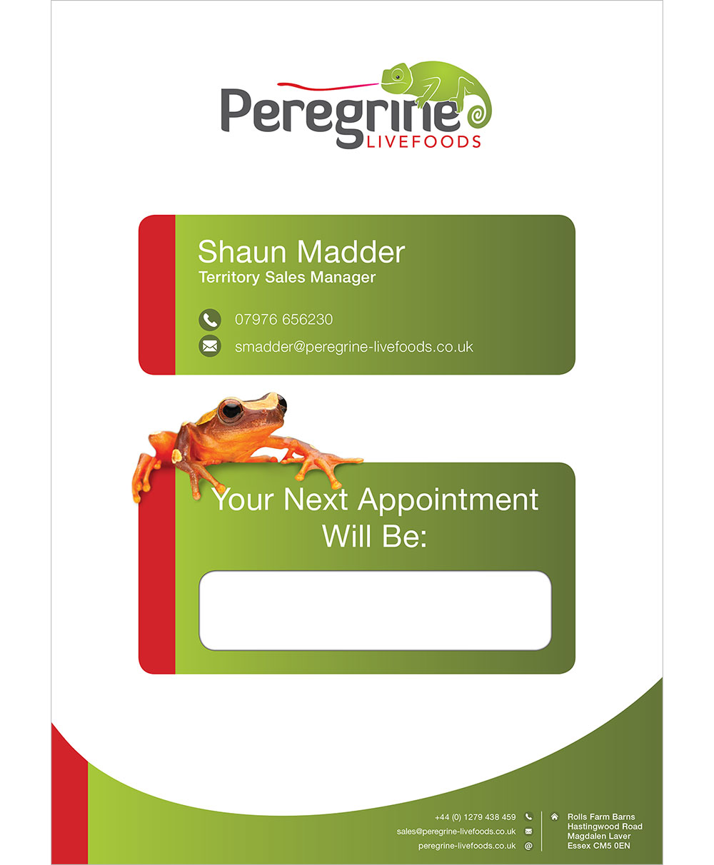 Peregrine Appointment Sheet