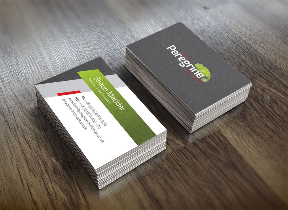 Peregrine Livefoods Business Cards