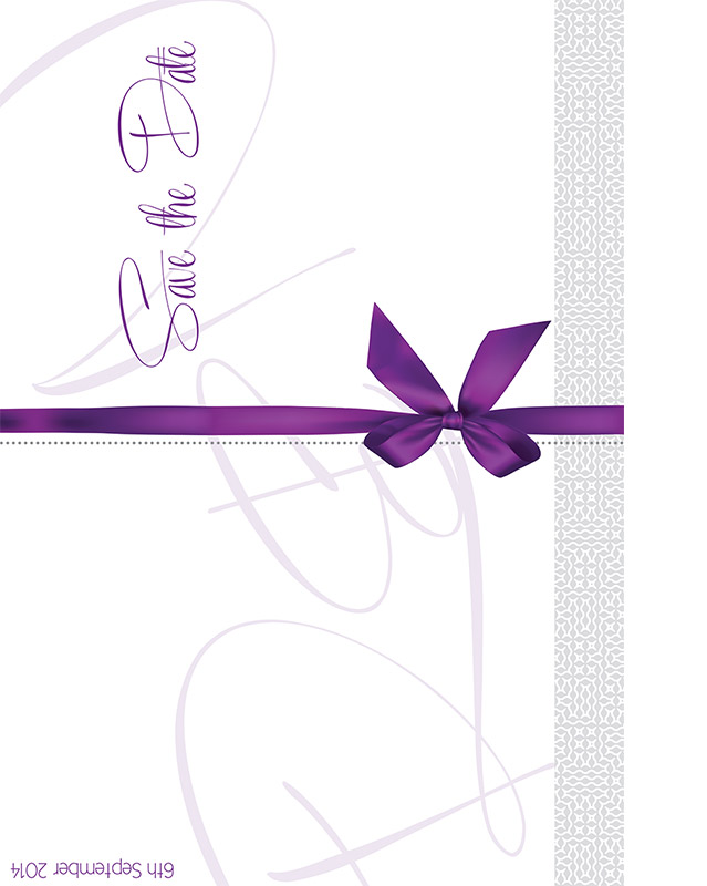 Save the date card