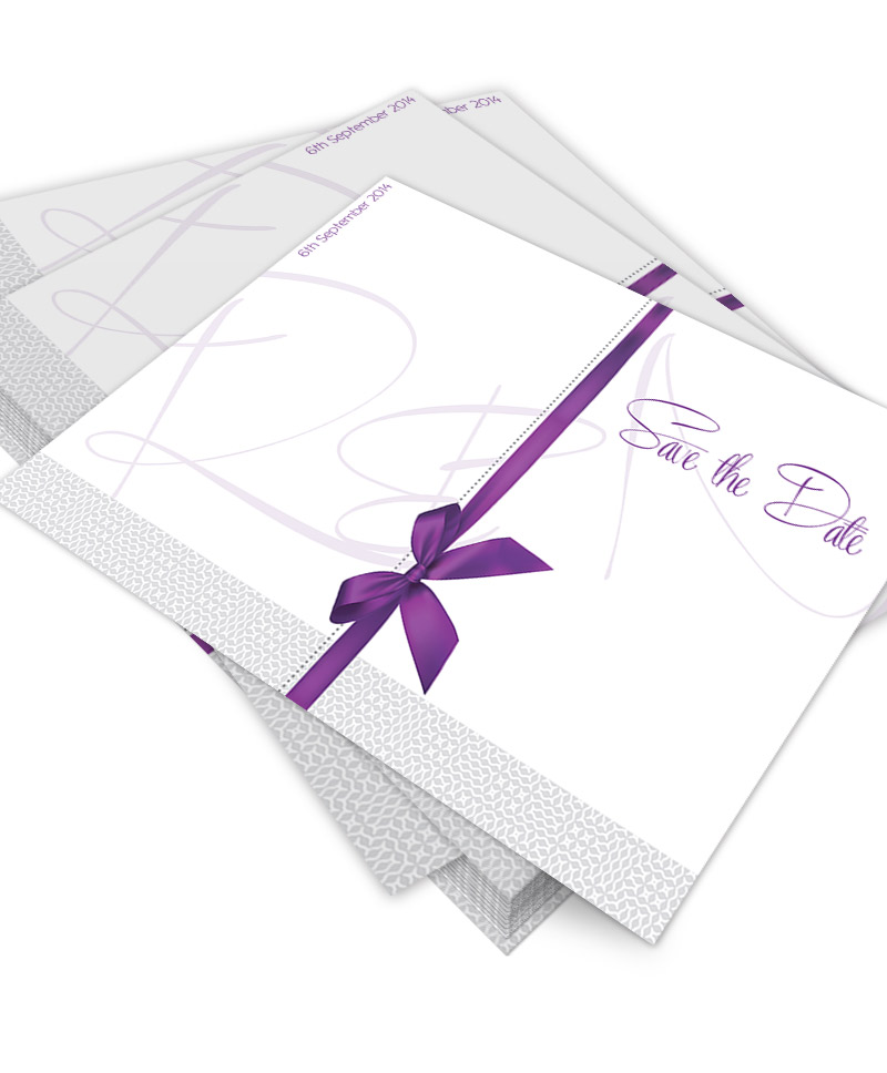 Save the date card