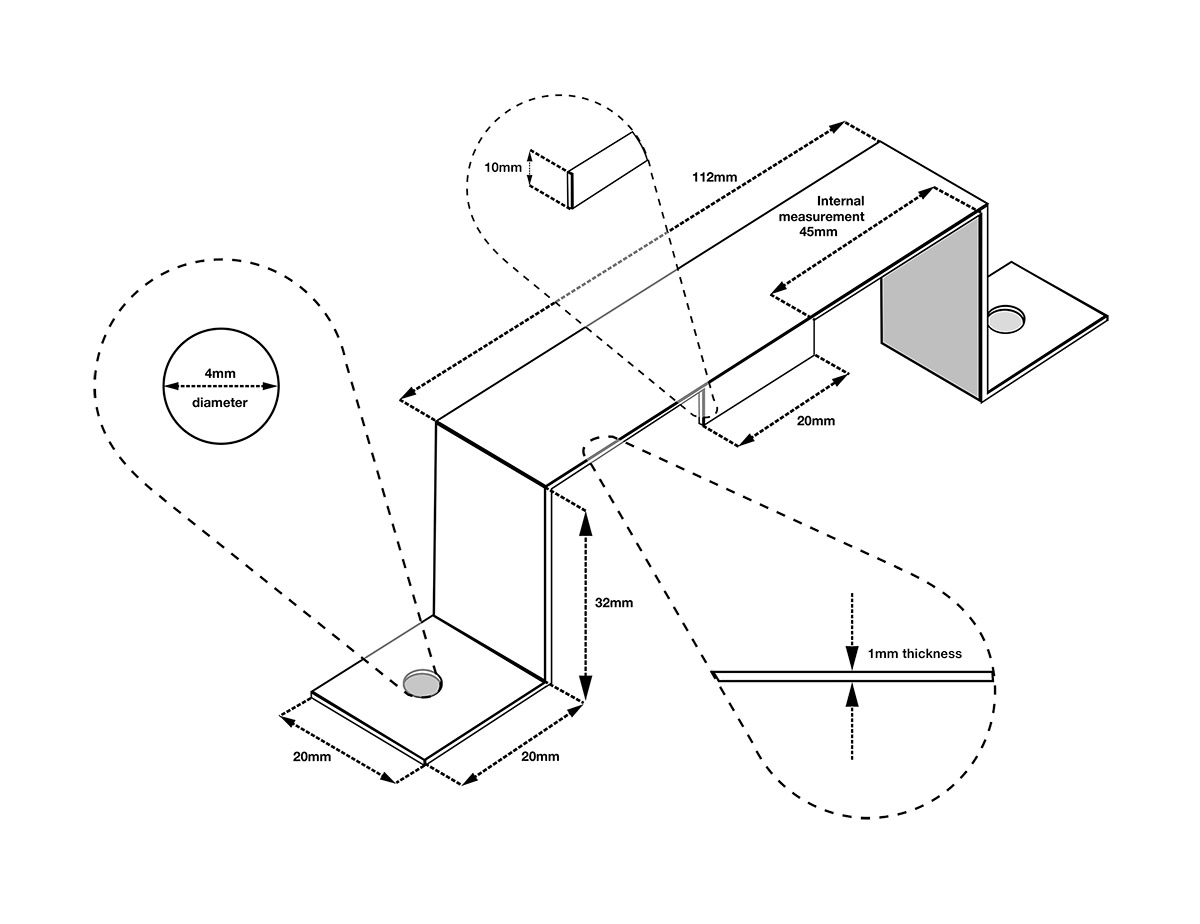 Zoo Med Light Bracket Diagram