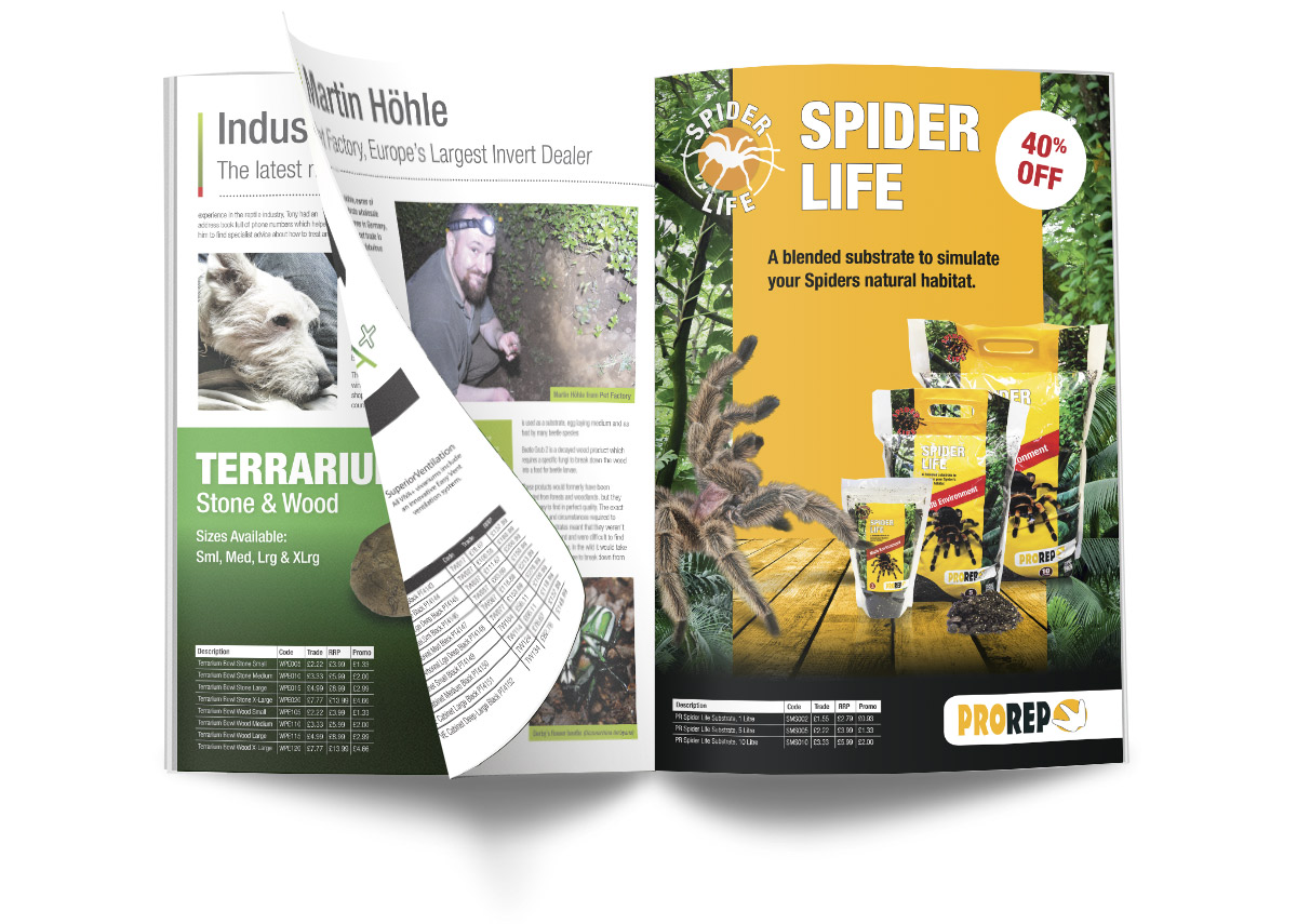 ProRep Spider Life Magazine Advert