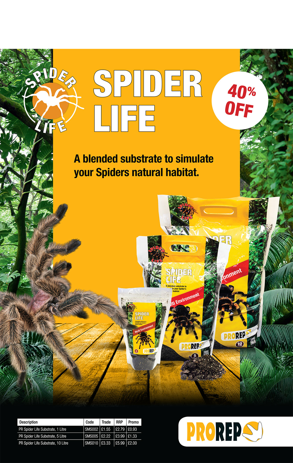 ProRep Spider Life Magazine Advert
