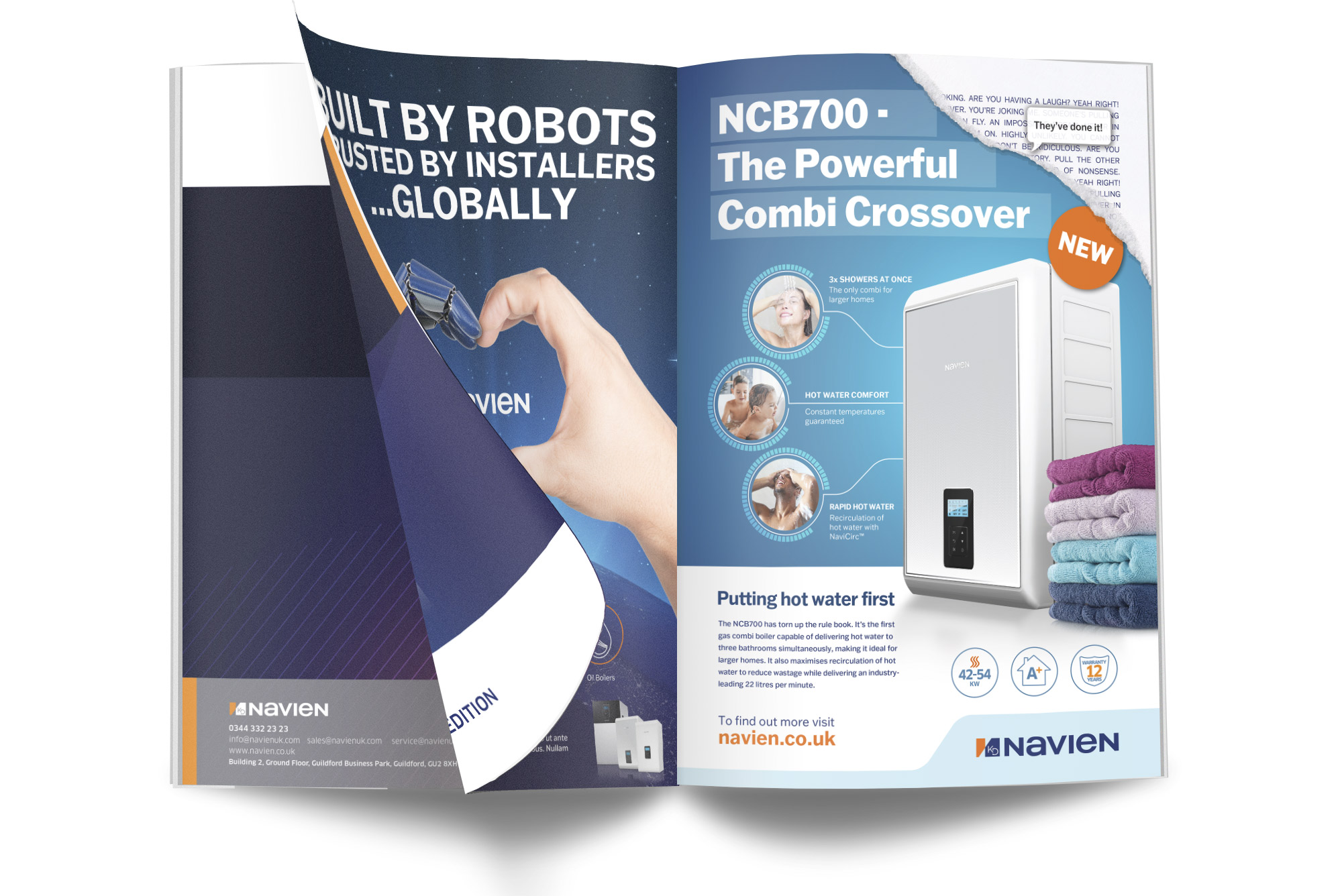 Navien NCB700 Launch advert