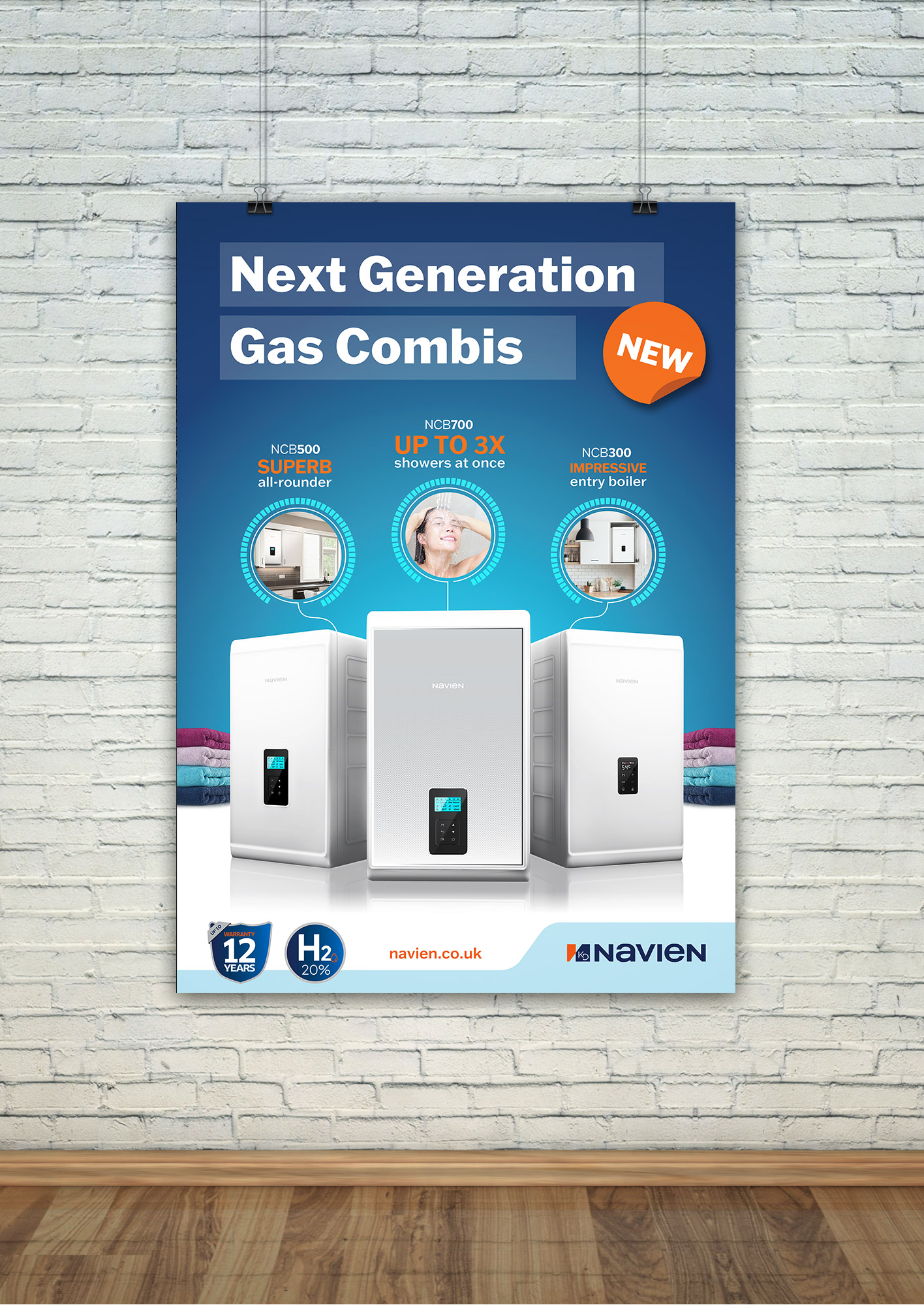 Navien NCB Boiler Family Poster